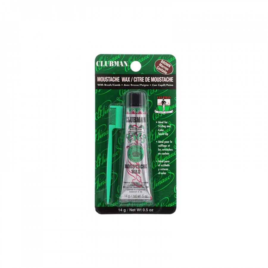 Clubman Pinaud - Moustache Wax Castano Scuro