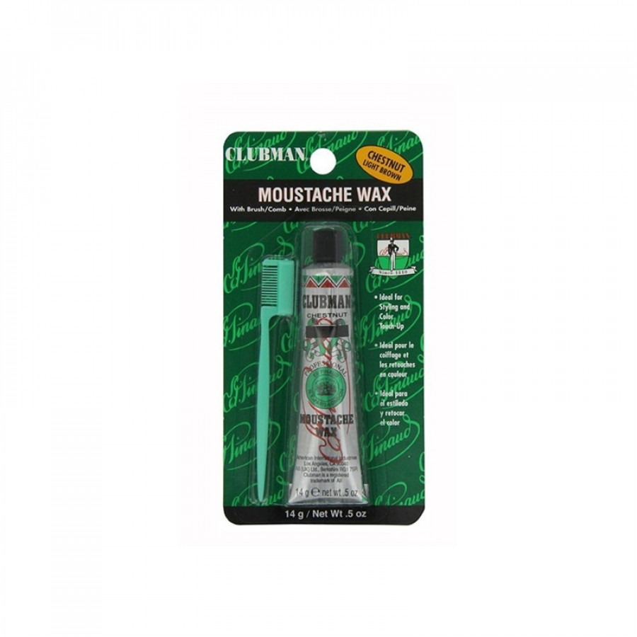 Clubman Pinaud - Moustache Wax Castano Chiaro 