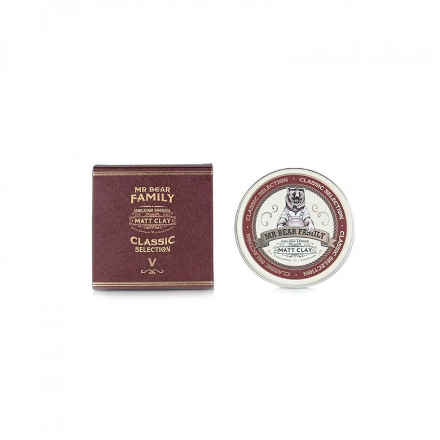7350086410747-mr-bear-family-classic-selection-matt-clay-golden-ember-100g-youbarber
