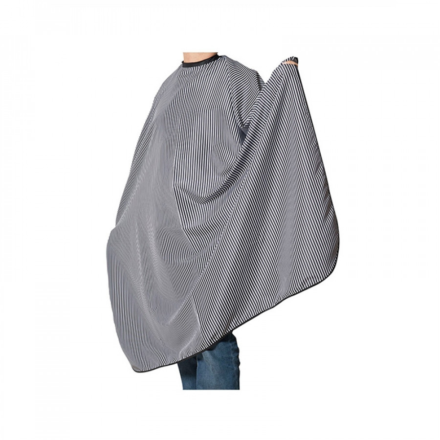 Mantella da Taglio Barber a Righe Strette Bianco/Nero