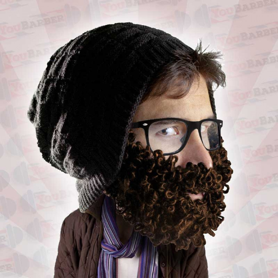 Beard Head - Curly Atticus - Berretto con Barba