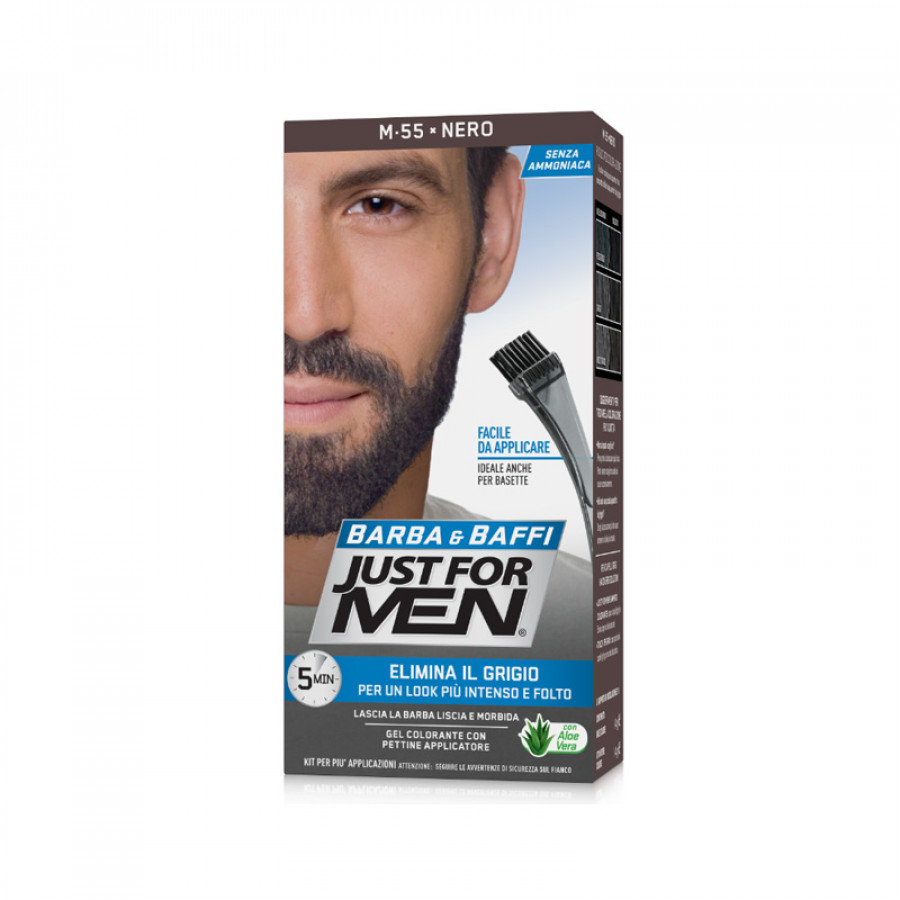 Just for Men - Gel Colorante Barba e Baffi Nero