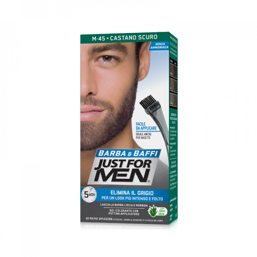Just for Men - Gel Colorante Barba e Baffi Castano Scuro