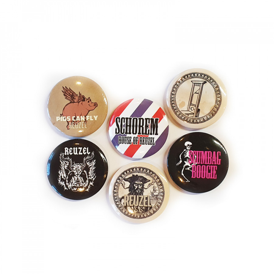 Reuzel - Set di 6 Spille