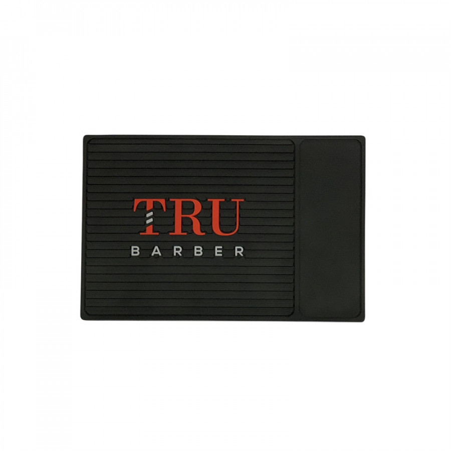 TruBarber - Tappetino Barber Mat Organizer Black/Red SMALL