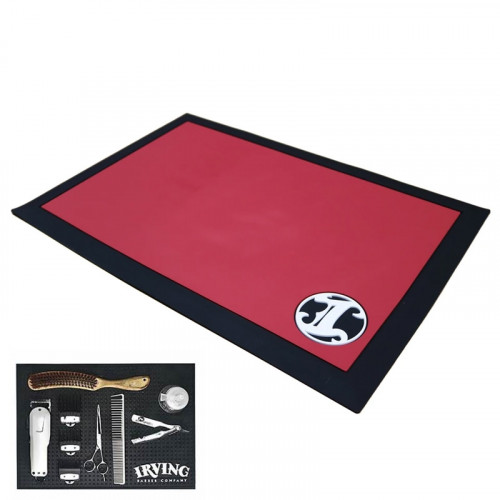 Irving Barber - Tappetino Barber Station Maroon