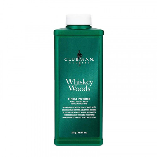 Clubman Pinaud - Whiskey Woods Talco in Polvere