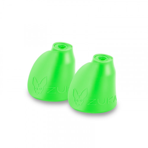 Zuka - Collare in Silicone per Mantelle Lime 2pz