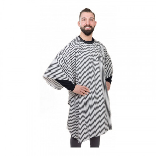 Mantella da Taglio Righe Bianche e Nere