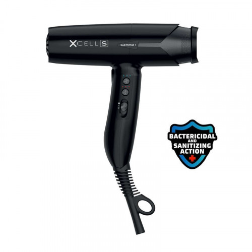 Gamma Più - Asciugacapelli Ultraleggero XCell S Matt Black