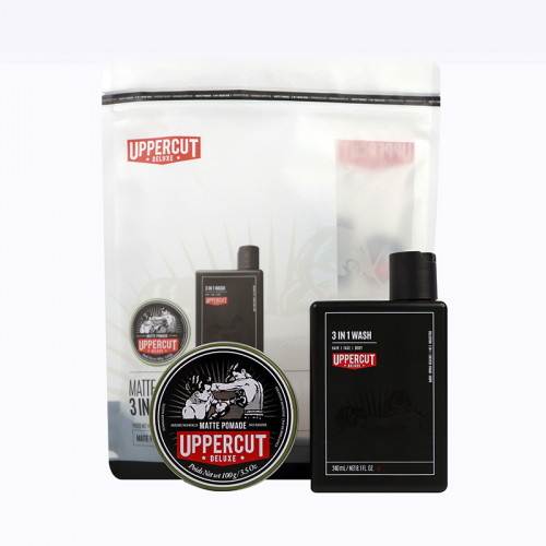 817891025353-uppercut-deluxe-matte-pomade--3-in-1-wash-duo-youbarber