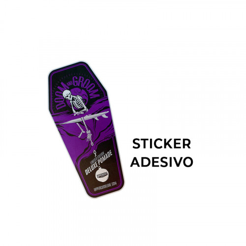 Uppercut Deluxe - Doom & Groom Foil Sticker Adesivo