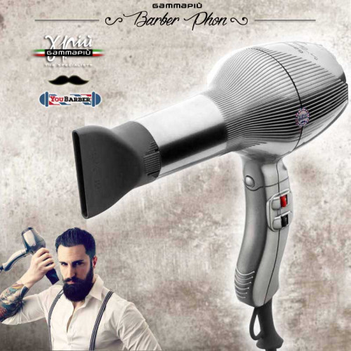 Gamma Più - Asciugacapelli Barber Phon Titanium