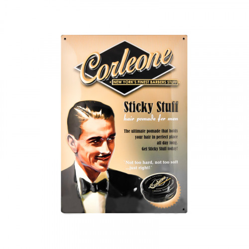 Corleone Barbers Stuff - Metal Plate