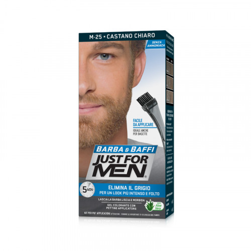 Just for Men - Gel Colorante Barba e Baffi Castano Chiaro 