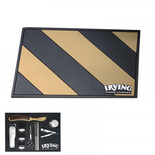 irving-barber-station-mat-tappetino-oro-nero