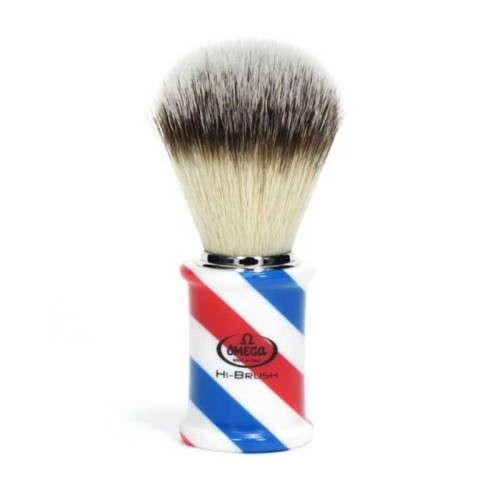 Omega - Pennello da Barba Barber Pole HI-BRUSH 46735