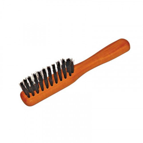 Spazzola da Barba Travel con Manico in legno di Pero - Setole Cinghiale 