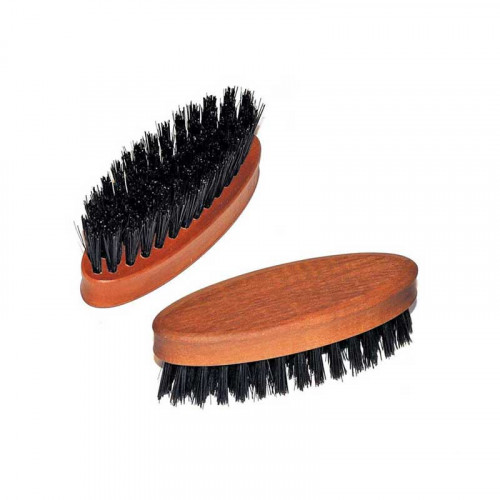 Spazzola da Barba Travel in legno di Pero - Setole Cinghiale 